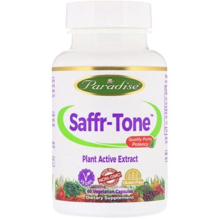 Paradise Herbs, Saffr-Tone, 60 Vegetarian Capsules