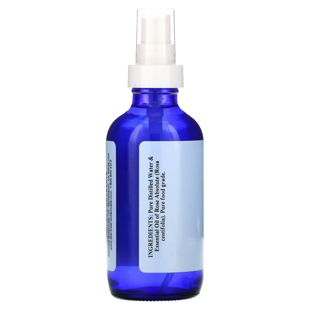 Starwest Botanicals, Água de Flor, Rosa, 4 fl oz (236 ml) - Imagem 2