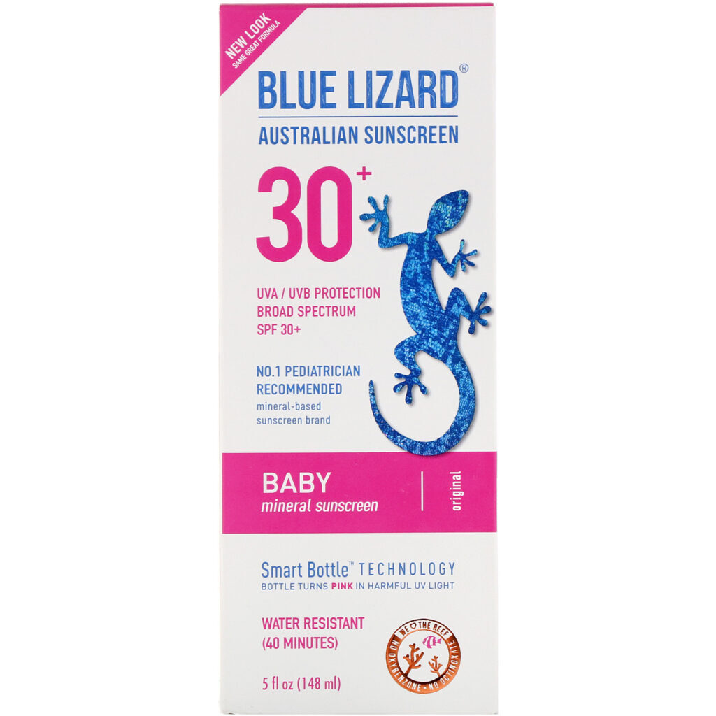 Blue Lizard Australian Sunscreen, Baby, Mineral Sunscreen, SPF 30+, 5 fl oz (148 ml) - Imagem 2