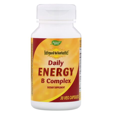 Nature's Way, Fatigued to Fantastic! Daily Energy B Complex, 30 Veg Capsules - Image 3