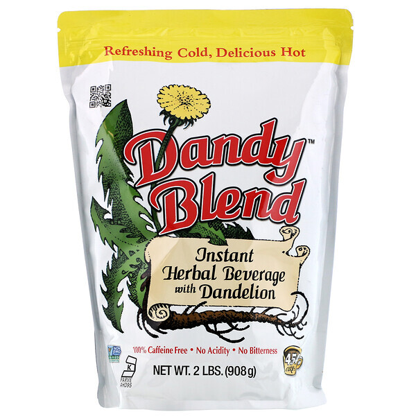 Dandy Blend, Bebida instantânea com ervas com dente de leão, sem cafeína, 2 lbs (908 g)