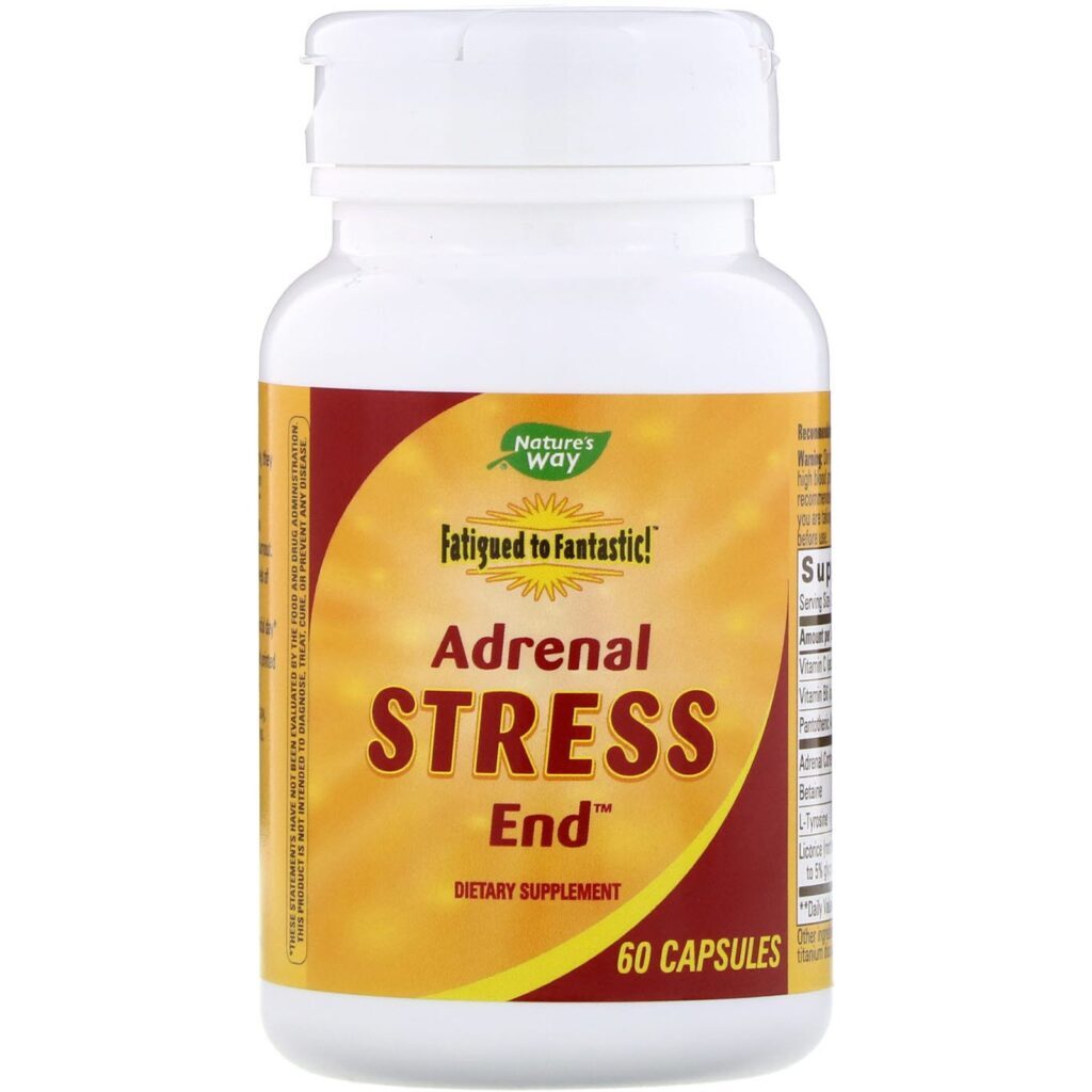 Nature's Way, Fatigued to Fantastic!, Fim do Estresse Adrenal, 60 Cápsulas - Imagem 3