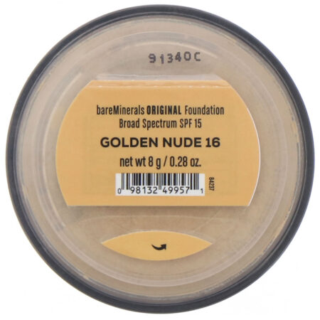 bareMinerals, Base original, FPS 15, Nude dourado 16, 8 g - Image 2