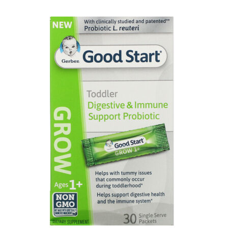 Gerber, Good Start, Grow, Toddler Digestive & Immune Support Probiotic Ages 1+, 30 Single Serve Packets