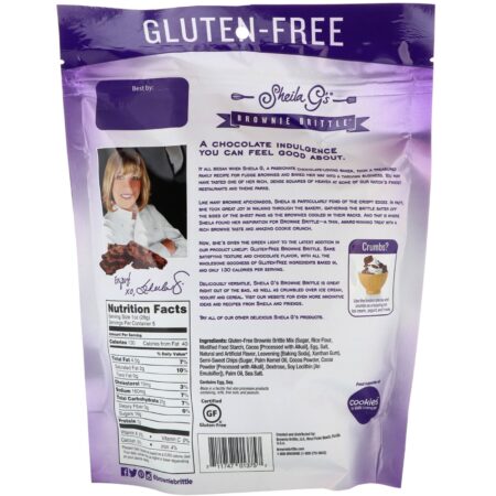 Sheila G's, Brownie Brittle, Gluten-Free, Dark Chocolate Sea Salt, 5 oz (142 g) - Image 2