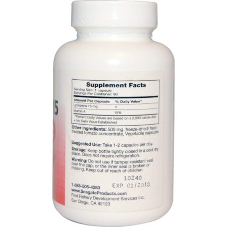 Seagate, Lycopene-15, 15 mg, 90 Vcaps - Imagem 2