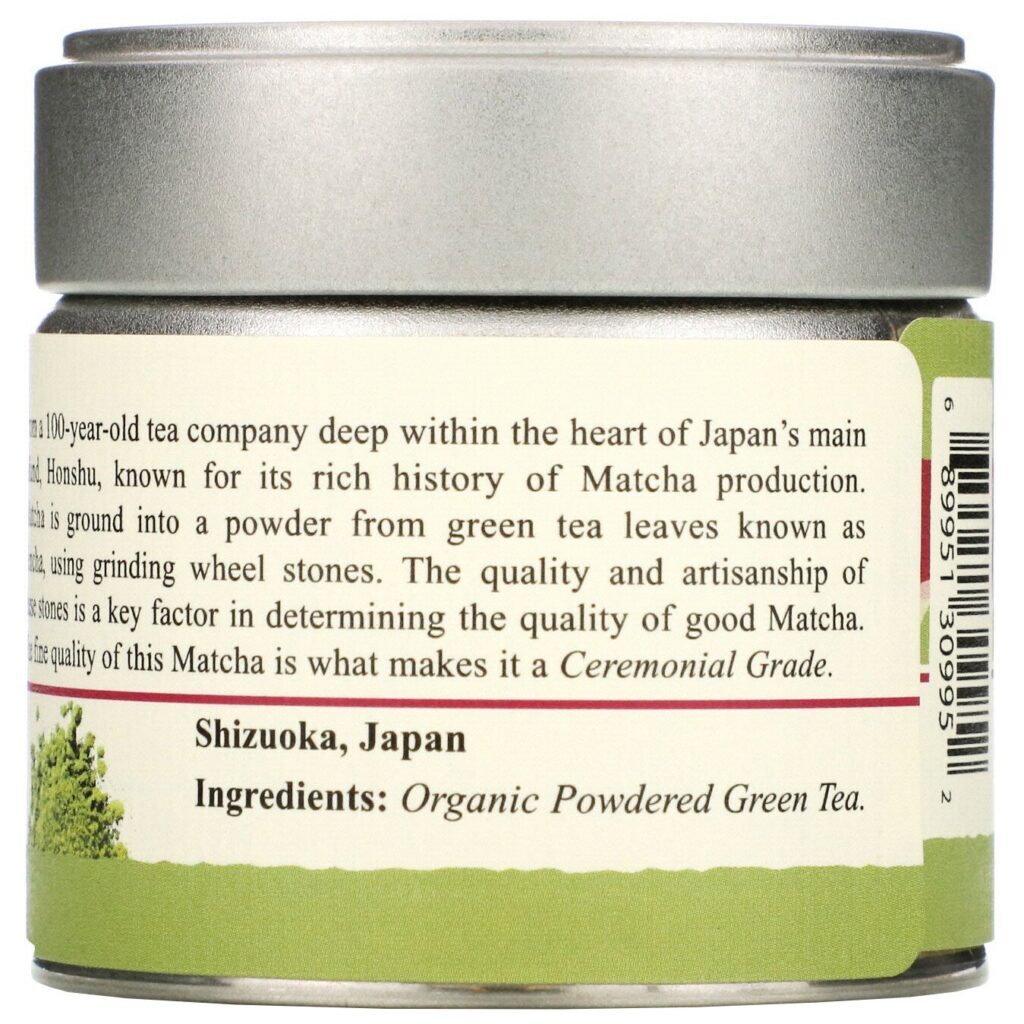 The Tao of Tea, Organic Matcha, Ceremonial Grade, 1 oz (30 g) - Imagem 2
