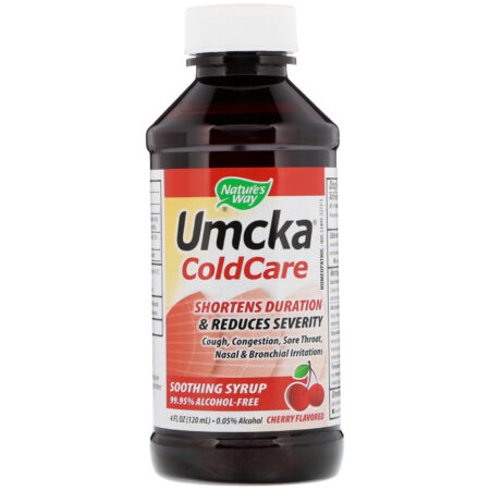 Nature's Way, Umcka, ColdCare, Soothing Syrup, Cherry, 4 fl oz (120 ml) - Image 3