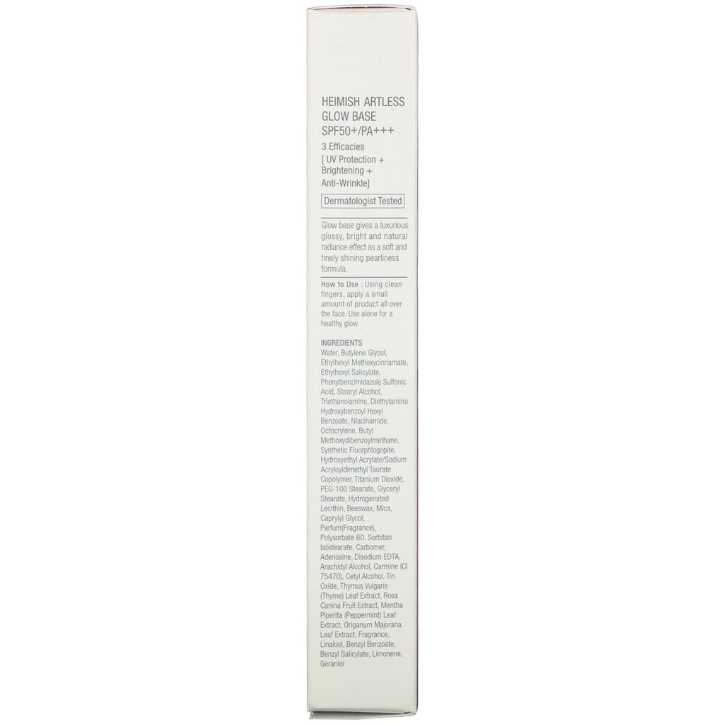 Heimish, Artless, Base Iluminadora, FPS 50+/PA +++, 40 ml - Imagem 3