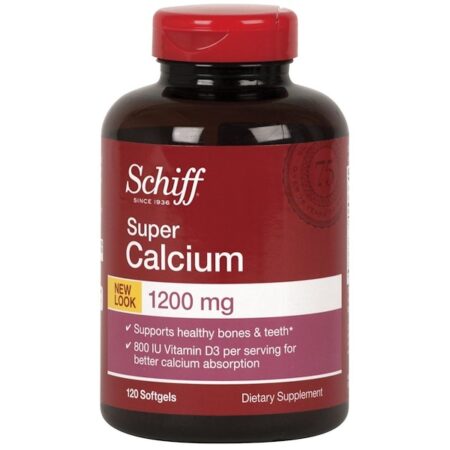 Schiff, Super Cálcio, 1200 mg, 120 Cápsulas Softgel