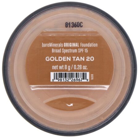 bareMinerals, Base Original, FPS 15, Bronzeado dourado 20, 8 g - Image 2