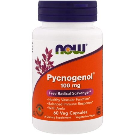 Now Foods, Pycnogenol, 100 mg, 60 Cápsulas Vegetais