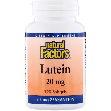 Natural Factors, Luteína, 20 mg, 120 Cápsulas Gelatinosas