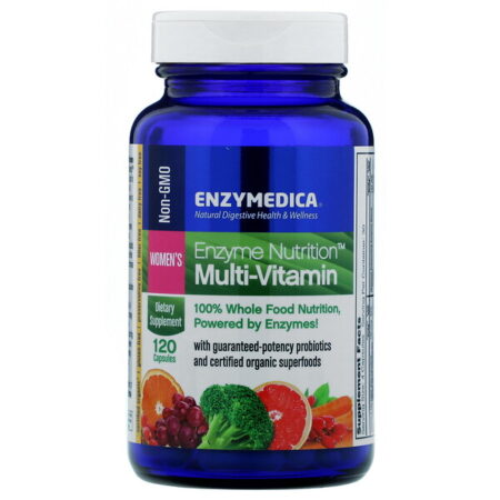 Enzymedica, Multivitamínico Enzyme Nutrition, Para Mulheres, 120 Cápsulas