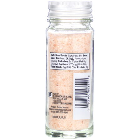 McCormick Gourmet Global Selects, Himalayan Pink Salt, 3.4 oz (96 g) - Image 2