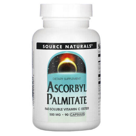 Source Naturals, Palmitato de Ascorbila, 500 mg, 90 Cápsulas