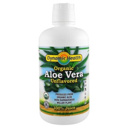 Dynamic Health Laboratories, Organic Aloe Vera, Unflavored, 32 fl oz (946 ml)