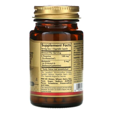 Solgar, Sweetest Dreams, 30 Vegetable Capsules - Image 2