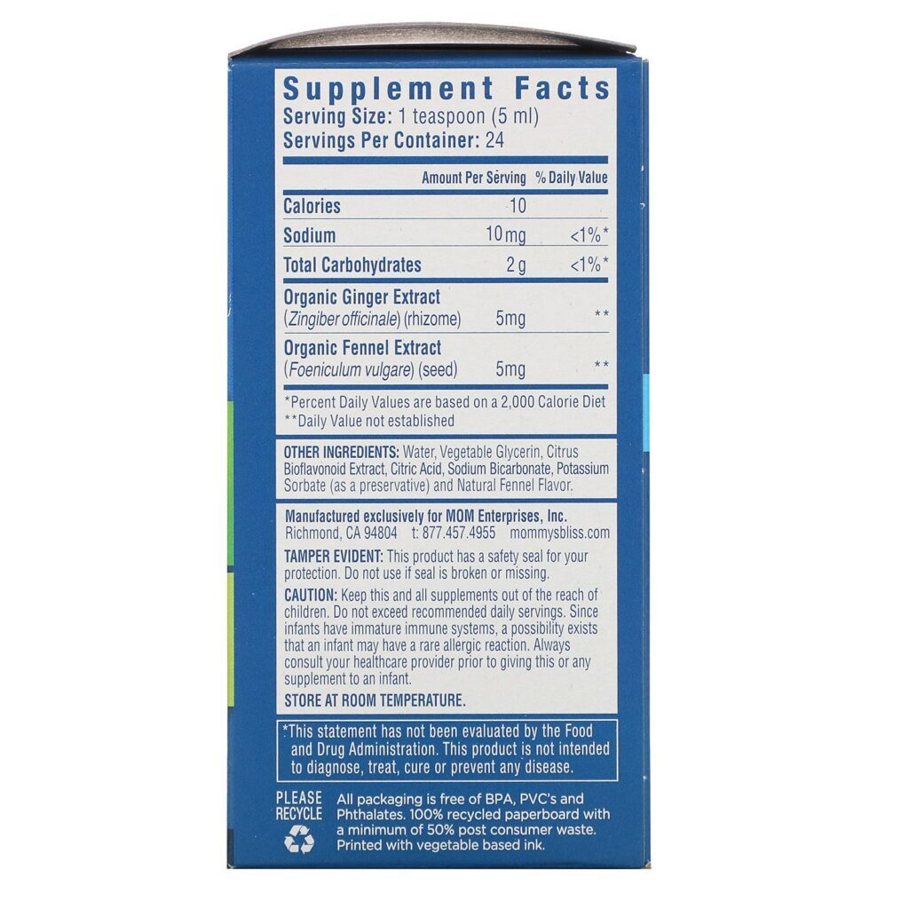 Mommy's Bliss, Gripe Water, Original, 120 ml (4 oz) - Imagem 2