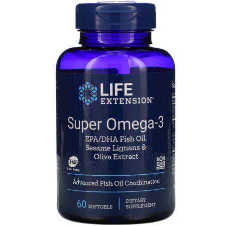 Life Extension, Super Omega-3, 60 Softgels