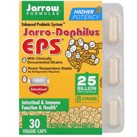 Jarrow Formulas, Jarro-Dophilus EPS, 25 Bilhões, 30 Cápsulas Vegetais