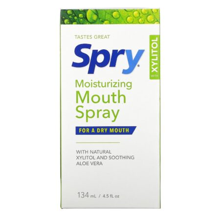 Xlear, Spry, Spray Bucal Hidratante, Menta Leve, 2 Pacotes, 134 ml (4,5 fl oz) - Image 2