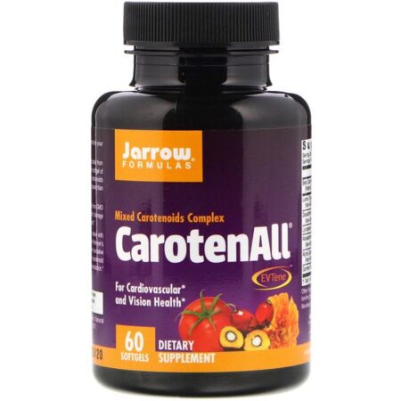 Jarrow Formulas, CarotenALL, Complexo de Carotenoides Mistos, 60 Cápsulas Softgel