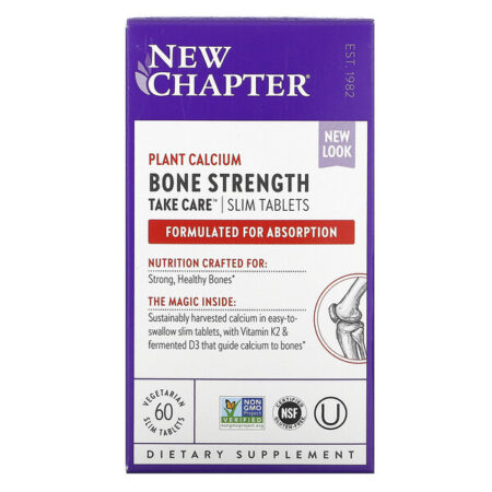 New Chapter, Bone Strength Take Care, 60 Vegetarian Slim Tablets