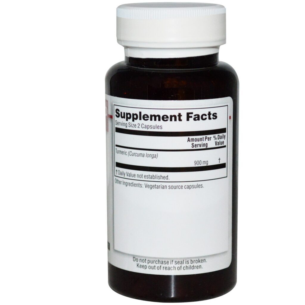 Kroeger Herb Co, Turmeric, 100 Vegetarian Capsules - Imagem 2