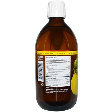 Ascenta, NutraSea, Ômega-3, Sabor de Limão Zesty, 500 ml (16,9 fl oz) - Image 2