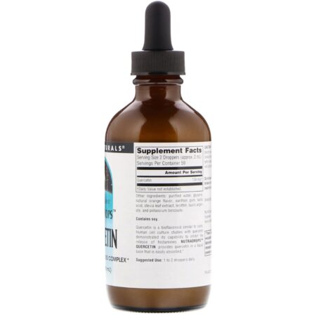 Source Naturals, NutraDrops Quercetina, 4 fl oz (118,28 ml) - Image 2