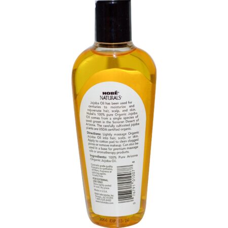 Hobe Labs, Naturals, Óleo de Jojoba Orgânico, 4 fl oz (118 ml) - Image 2