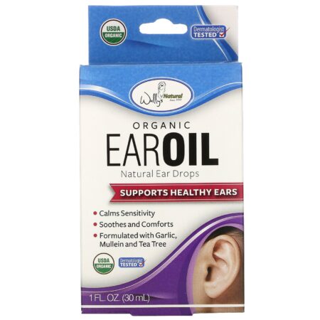 Wally's Natural, Organic Ear Oil, 1 fl oz (30 ml) - Image 2