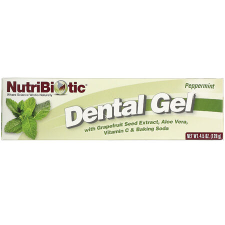 NutriBiotic, Creme Dental, Hortelã-pimenta, 4,5 oz (128 g) - Image 2