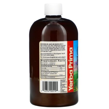 Yerba Prima, Great Plains, Bentonita, Desintoxicante, 473 ml (16 fl oz) - Image 2