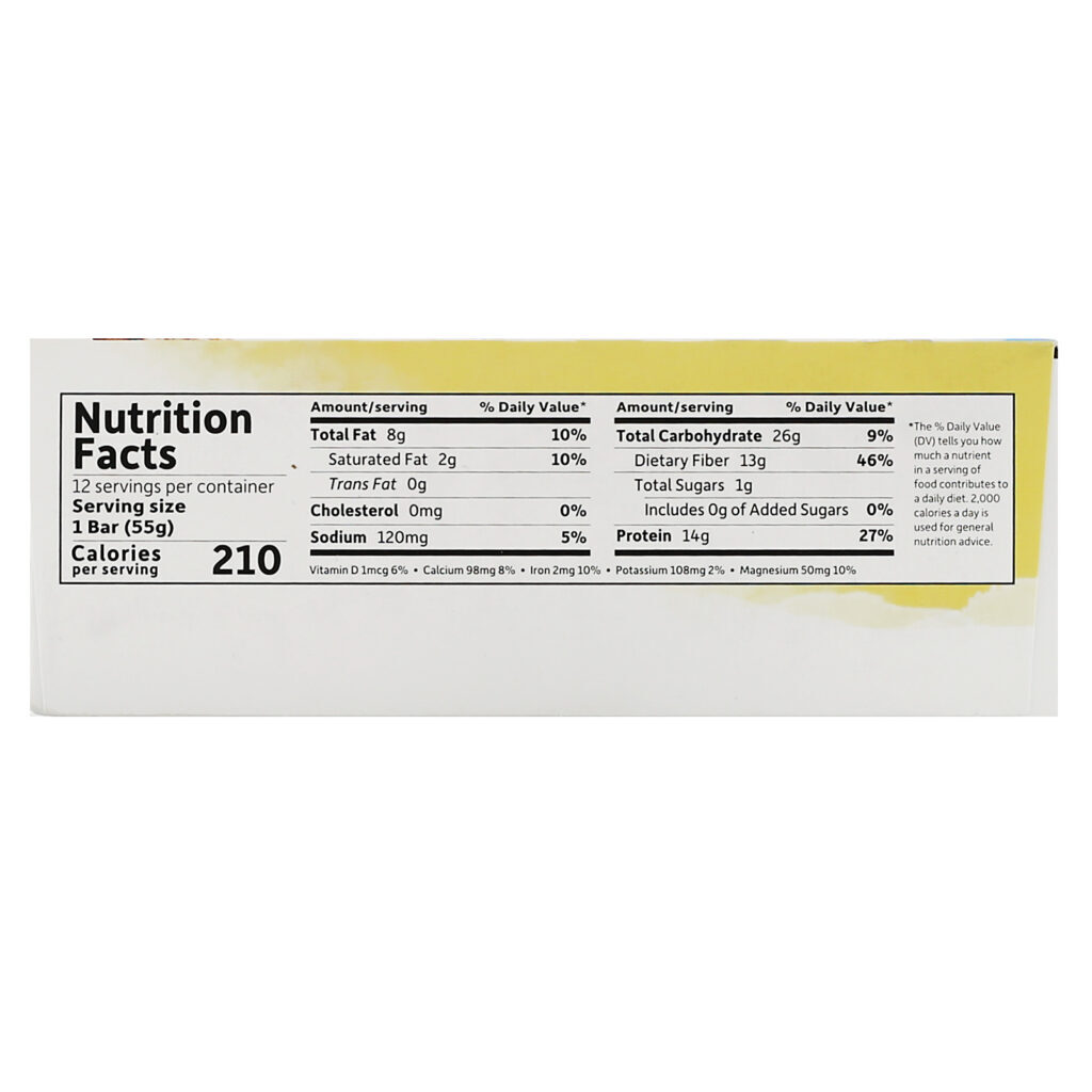 Garden of Life, Organic Fit, Barras de Alto Teor de Proteína para Perda de Peso, Chocolate com Manteiga de Amendoim, 12 Barras, 55 g (1,94 oz) Cada - Imagem 3