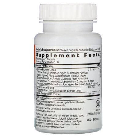 Dr. Williams, Digestive Enzyme Advantage, 30 Capsules - Image 2