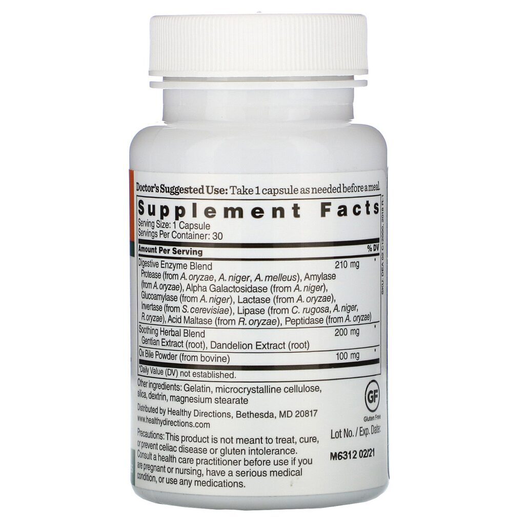 Dr. Williams, Digestive Enzyme Advantage, 30 Capsules - Imagem 2