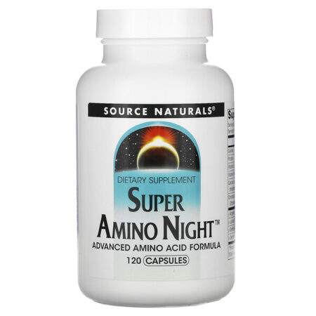 Source Naturals, Super Amino Night, 120 Cápsulas