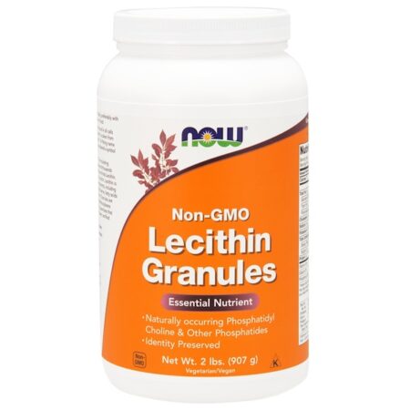 Now Foods, Grânulos de Lecitina, Sem OGM, 907 g (2 lbs)