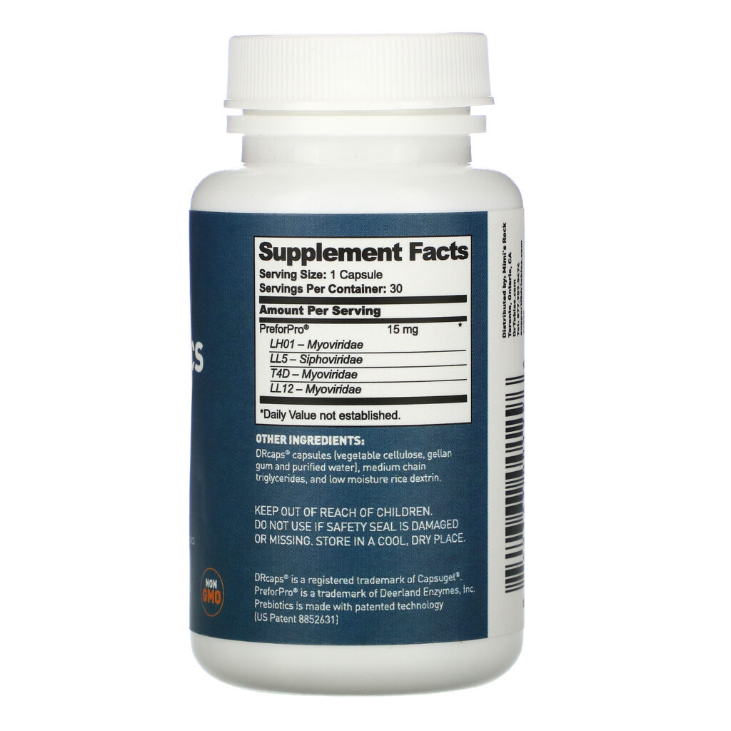 Dr. Tobias, Prebiotics, 30 Capsules - Imagem 2