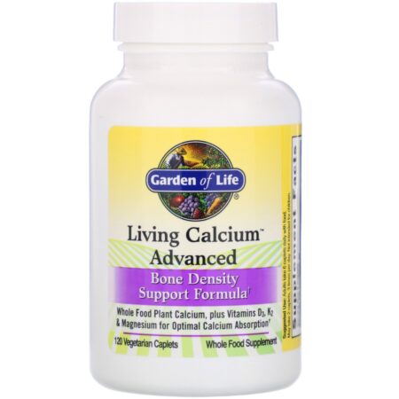 Garden of Life, Living Calcium Advanced, 120 Vegetarian Caplets - Image 3