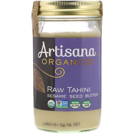 Artisana, Tahine, Manteiga de Semente de Gergelim, 14 oz (397 g)