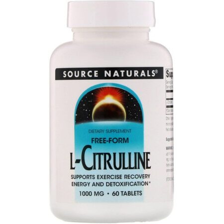 Source Naturals, L-Citrulina, 1000 mg, 60 Comprimidos