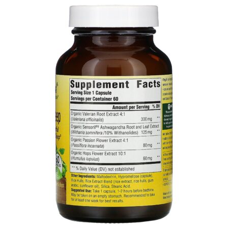 MegaFood, Herbal Sleep, 60 Capsules - Image 2