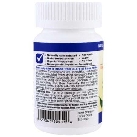 Eclectic Institute, Nasal Support, 310 mg, 45 cápsulas vegetarianas - Image 3