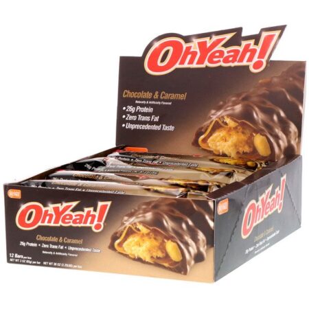 One Brands, Barras de Proteína, Chocolate e Caramelo, 12 Barras, 85 g (3 oz)