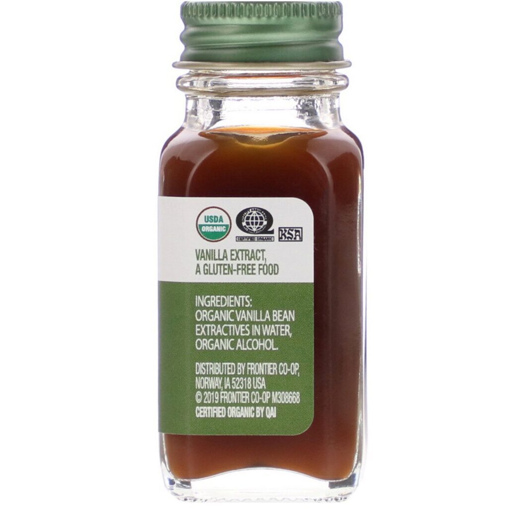Simply Organic, Madagascar Pure Vanilla Extract, 1 fl oz (30 ml) - Imagem 2