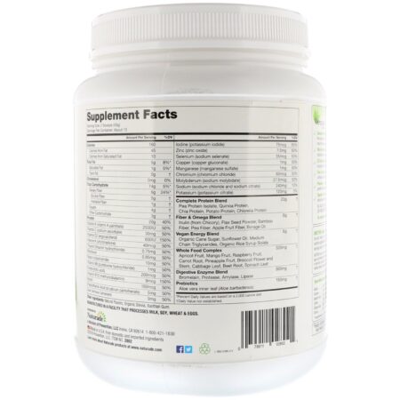 VeganSmart, All-In-One Nutritional Shake, Vanilla, 22.8 oz (645 g) - Image 2