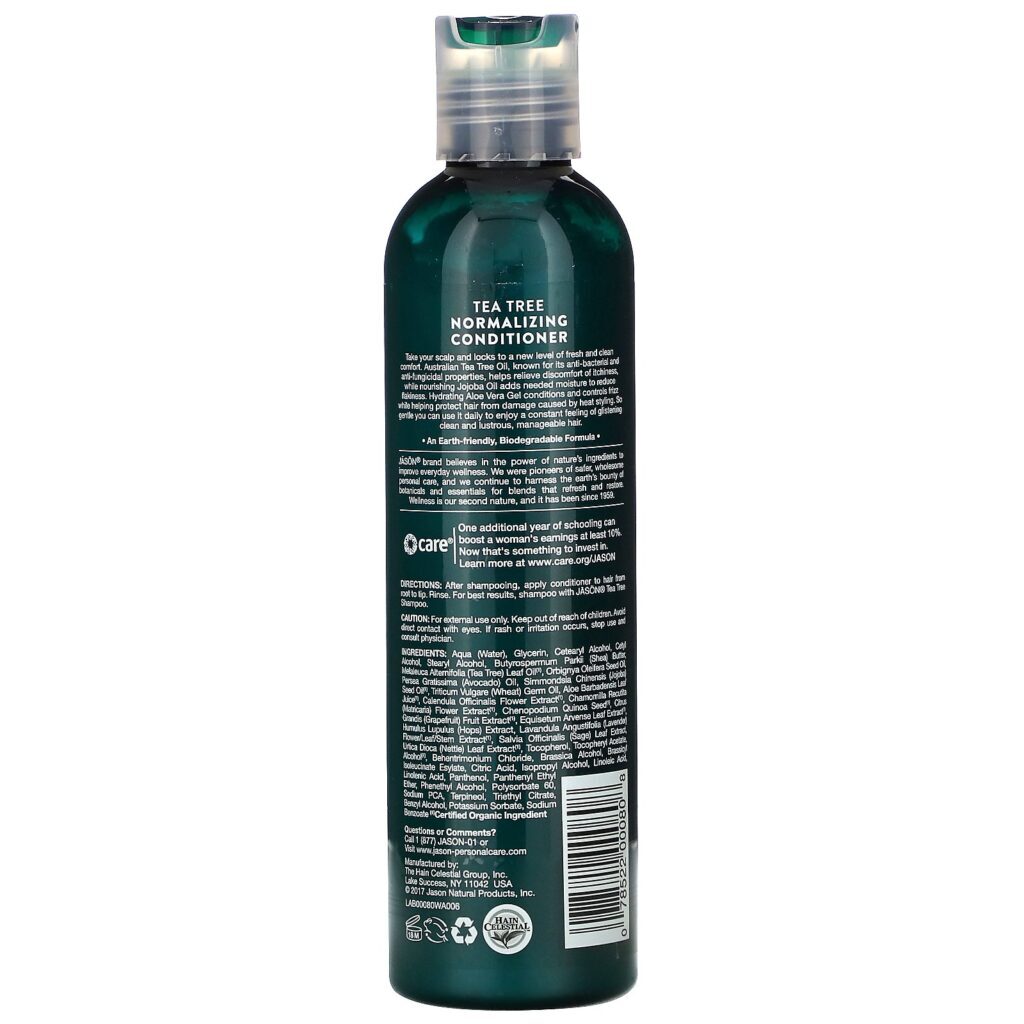 Jason Natural, Condicionador de Tratamento, Árvore do Chá, 8 oz (227 g) - Imagem 2